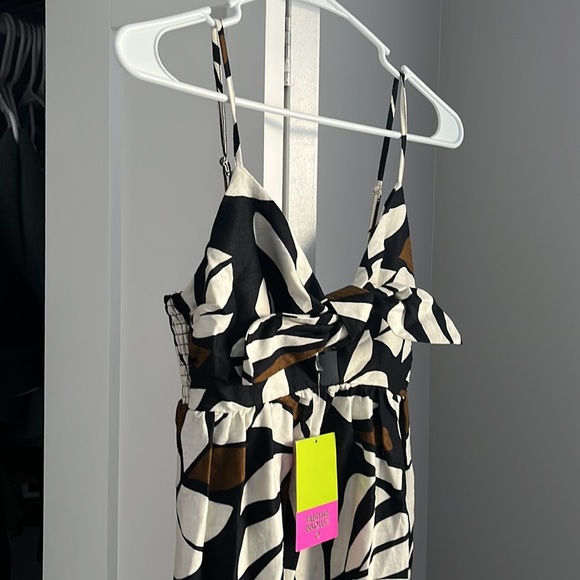 Tabitha Brown x Target Black & Brown Pattern Dress, NWT - Picture 3 of 10